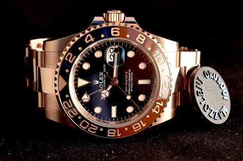 rolex oro rosa gmt